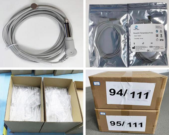 Spacelabs 10 Pin 3m كابل ضغط الدم الغازي TPU سترة 700-0295-00 1