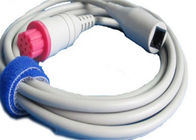 GE Datex Ohmeda  Ibp Cable 10 Pin Connector Grey HP Ibp Cable 3M