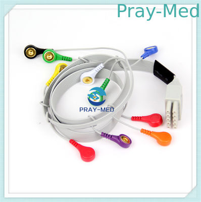 شراء Contec Dynamic ECG System Hotler Monitor Connector Cable for 10 Lead TLC5000 / TLC9803 التصنيع عبر الإنترنت