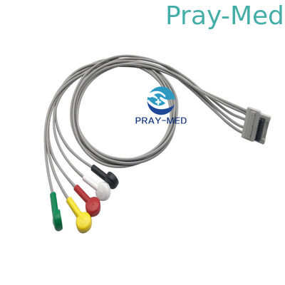 شراء TPU سترة BTL-08 5 كابل الرصاص هولتر ECG 102 سم لقناة 12 التصنيع عبر الإنترنت