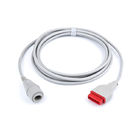 GE Marqutte Invasive Blood Pressure Cable To Abbott / Edward 2.4m Length
