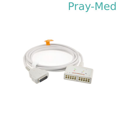 شراء كابل GE Marquette Mac tronco EKG GE ، 10lead ، 2.4m مع 10 أسلاك من الرصاص طراز MAC500 / 1100 التصنيع عبر الإنترنت