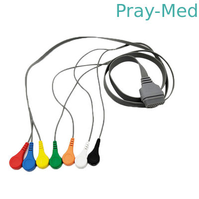 شراء Edan SE-2003 / SE-2012 7lead / 10lead holter recorder ecg cable and lead التصنيع عبر الإنترنت