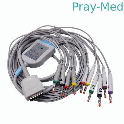 شراء كابل Mortara Burdick Eclipse EKG متوافق 007704 012-0844-00 012-0844-01 3.6 متر طول التصنيع عبر الإنترنت