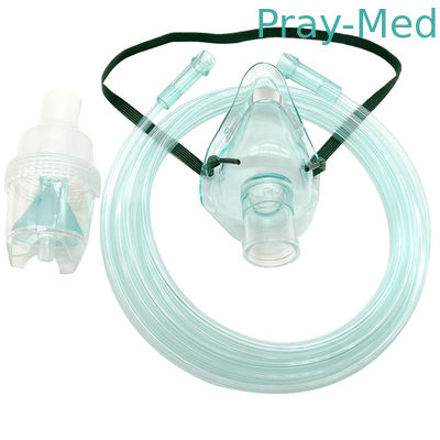 قناع بخاخات للأطفال من Oxyaider مصنوع من مادة PVC غير سامة مع أنبوب وغرفة