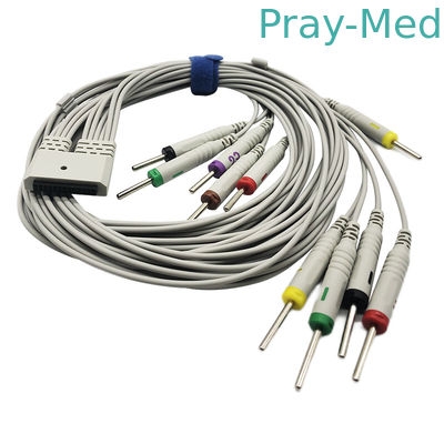 Medex 10leads ECG EKG Holter Cable 26pins DIN 3.0 لـ MECG-300 MECG-200