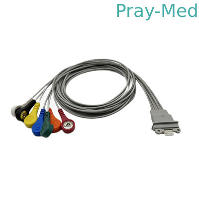 Schiller Medilog AR12 Plus 7 كابل توصيل للمريض ECG هولتر بطول 1 متر
