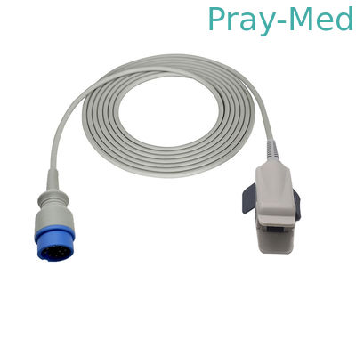 أجهزة استشعار Spo2 قابلة لإعادة الاستخدام متوافقة مع Biolight 9Pin لـ Anyview A8 / A5 / A6 / A3