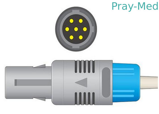 متوافق بيونيت 7pin spo2 محول كابل / تمديد كابل لمراقبة المريض