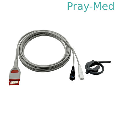 كابل مسي متعدد المواقع المتوافق Spo2 لماسيمو RAD-97 4253 ماسي الحمراء 20 دبوس