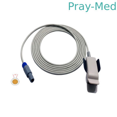 40 درجة SPO2 التحقيق الاستشعار الكبار الإصبع كليب Contec Edan M8 6 دبوس مع CE / ISO