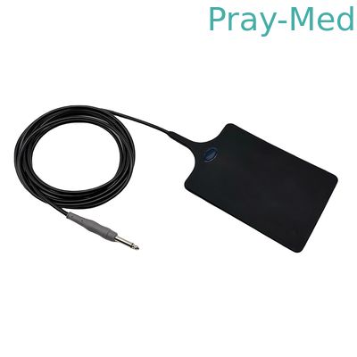 لوحة المريض السيليكونية القابلة لإعادة الاستخدام للأطفال، إرجاع سلبي، 6.3 ملم، أسود