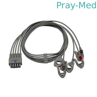 أصل GE ECG Leadwire مجموعة 5-الرصاص Grabber AHA 2106389-001