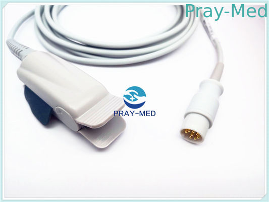 داتاسكوب 8 دبوس ريوزابل Spo2 مجسات مع إصبع كليب 0020-00-071-01