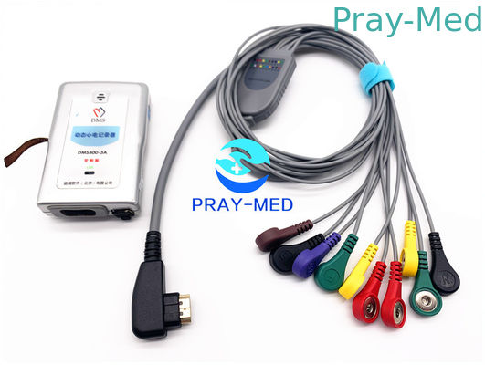 DMS هولتر تخطيط القلب المريض كابل DMS300-3A هولتر سلك TPU المواد مع 10 الرصاص