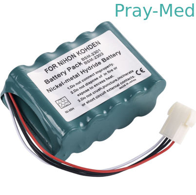 بطاريات الضمان الطبي لمدة 12 شهرًا NI-MH BSM-2301 BSM-2303 BSM-2300