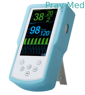 254 BPM ETCO2 SPO2 مقياس التأكسج النبضي المحمول CA100B