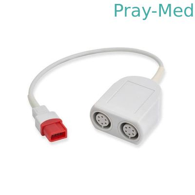 Spacelabs Dual 0.3m 10 Pin IBP Converter Cable 700-0028-00 TPU