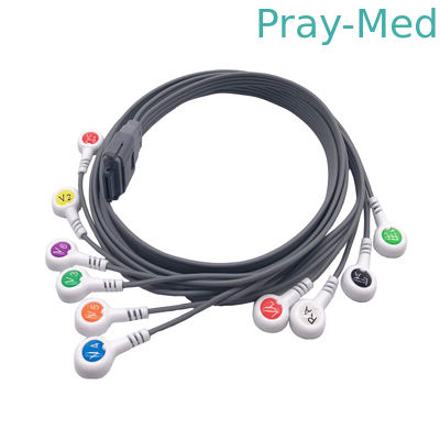 الأدوات الطبية الحيوية BI Ecg Holter Cable لشركة GE Edan Nihon Kohden