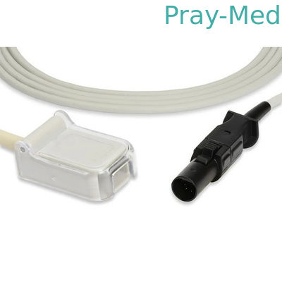 كابل محول Spo2 رمادي أبيض 2.4 متر 7 دبوس سترة TPU 700-0002-00