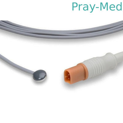 Mindray قابلة لإعادة الاستخدام مسبار درجة الحرارة على شكل D موصل 040-000057-00