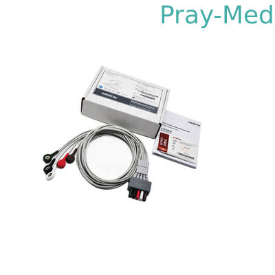 AHA IEC Mindray ECG يقود مشتقات 0.9m Twin Pin 001-03-43145