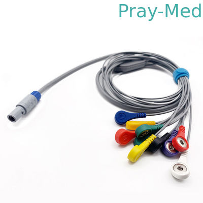 OEM ODM Biomedical 10 Leads 14 Pin ECG Cable متوافق مع BI9000 AHA IEC