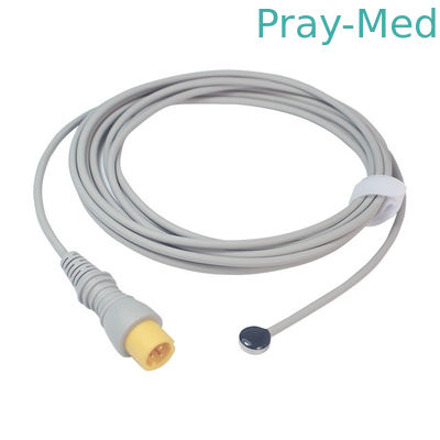 مسبار درجة حرارة الجلد القابل لإعادة الاستخدام 3pin متوافق مع Zoncare PM-7000D