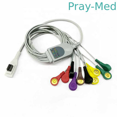 GE Marquette 10 Lead Holter Cable Rozinn E9002TK E9002TL E9002TP