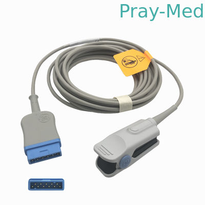 قابلة لإعادة الاستخدام GE Ohmeda TS F4 GE 11 pin Adult Spo2 مستشعر قطر 4.0 مللي متر
