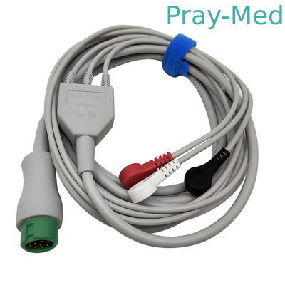 EA6232B ECG كابل المريض ليدواير اتصال مباشر مع نهاية المفاجئة