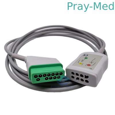 Nihon Kohden 12 Pin 2.4m JC 906P ECG Trunk Cable للكبار من الأطفال