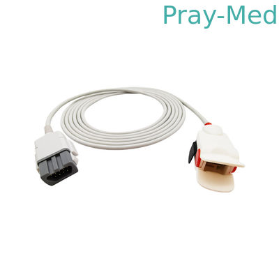 مشبك إصبع للكبار Datex Ohmeda 9-pin TruSat TPU SpO2 Probe OXY-F4-MC