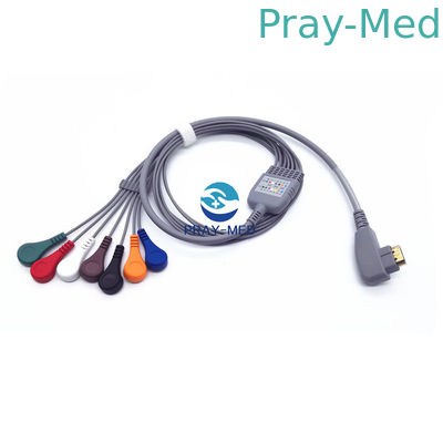 19 Pin Snap ECG Patient Cable 5/10 Lead DMS 300 System Holter Compatible Safety Safety