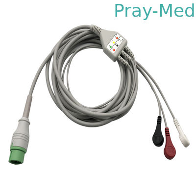 Comen Ecg Cable و leadwire لـ Comen C30 / C40 3.6m 12pins 5 Lead