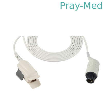 Bionet 6pin Bm3 / Bm5 مشبك إصبع للأطفال قابل لإعادة الاستخدام Spo2 مستشعر نبض مقياس التأكسج